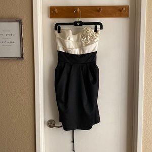 Black and ivory dress, windsor size juniors 5, worn once.
